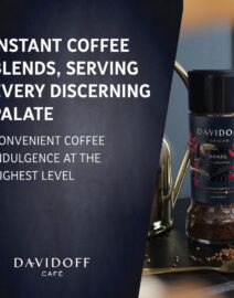 Davidoff Origins Brazil Coffee Info-Graphics, showing the Product and some additional information.