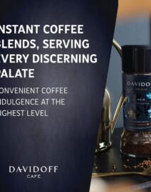 Davidoff Origins Asia Coffee Info-Graphics, showing the Product and some additional information.